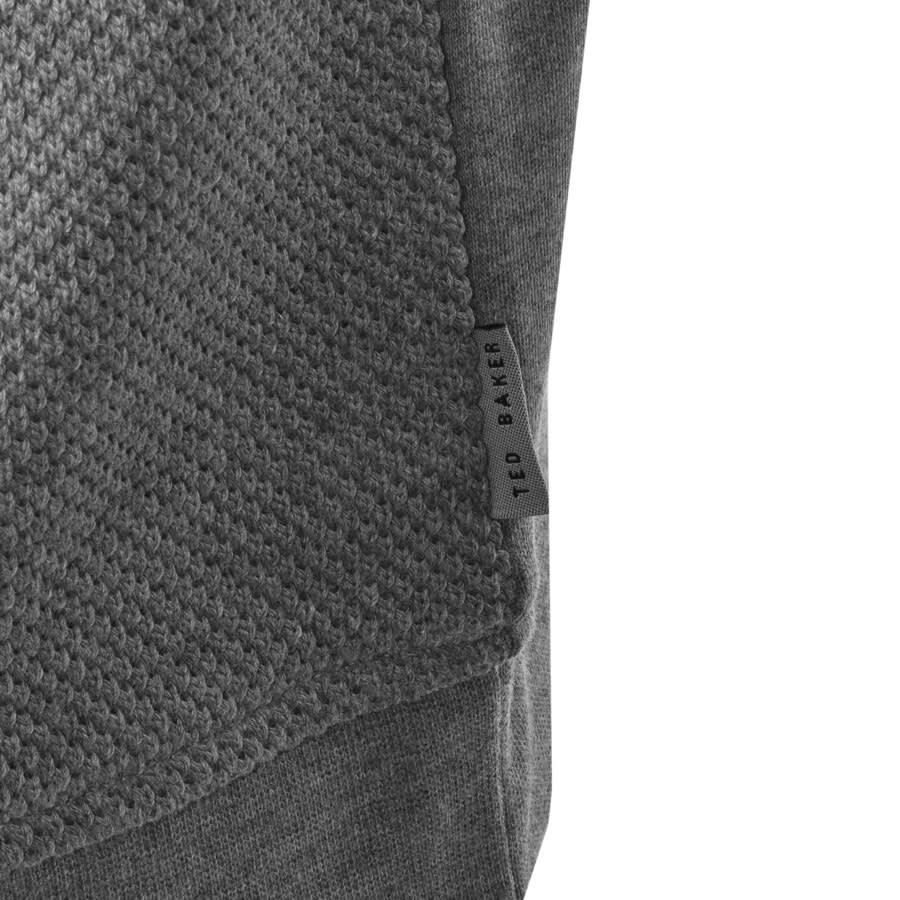 Alternative Image for ProductTed Baker Rebal Half Zip Sweatshirt Grey3